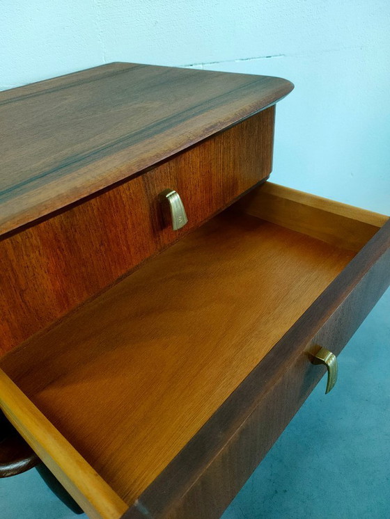 Image 1 of Vintage set of classic bedside tables from the 1950s/60s.