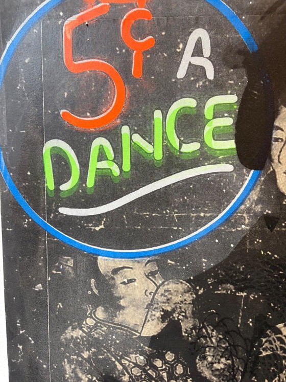 5 Cent Dance, Kunstdrucke, Andere, Holz, Schwarz, Pop Art (Foto 5 von 9)