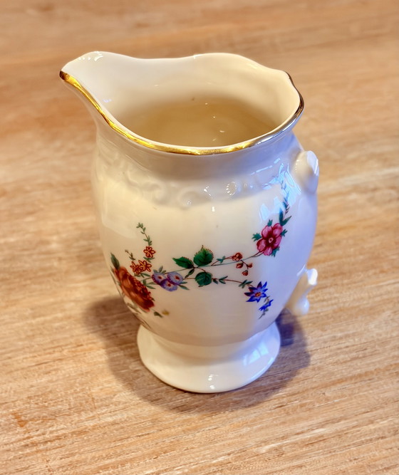 Image 1 of Servizio da caffè antico floreale – porcellana – per 8 persone