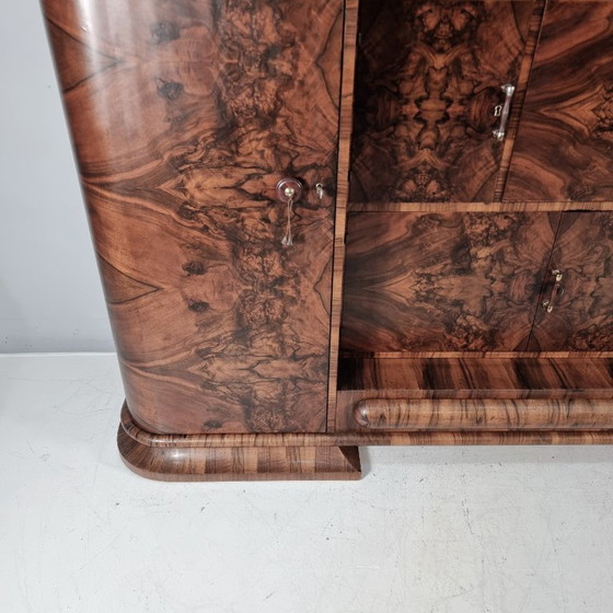 Art Deco Sideboard, 1940s – Glass (photo 4 of 10)