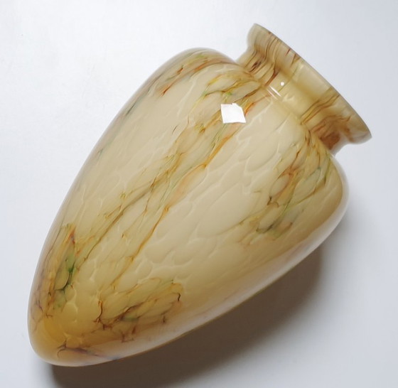 Image 1 of Art-Deco-Wandleuchte aus Opalglas
