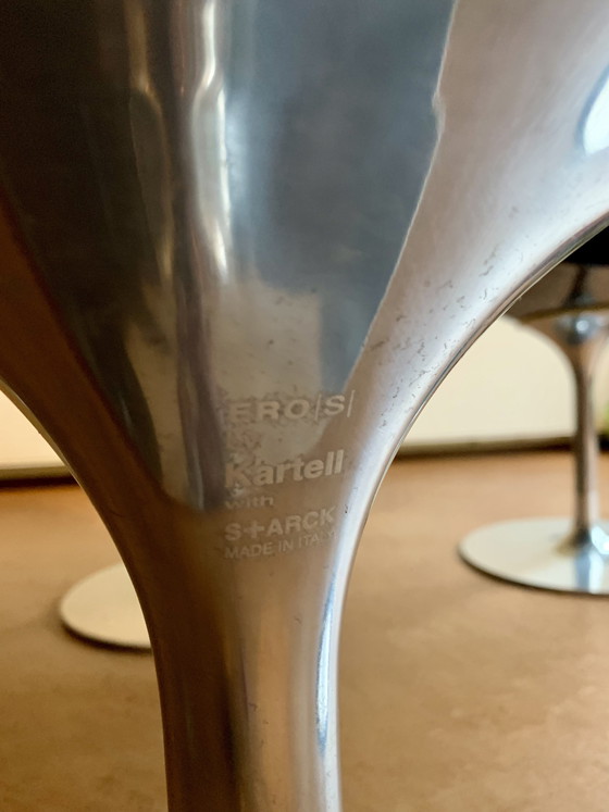 Image 1 of Chaises noires Eros Kartell Starck 6
