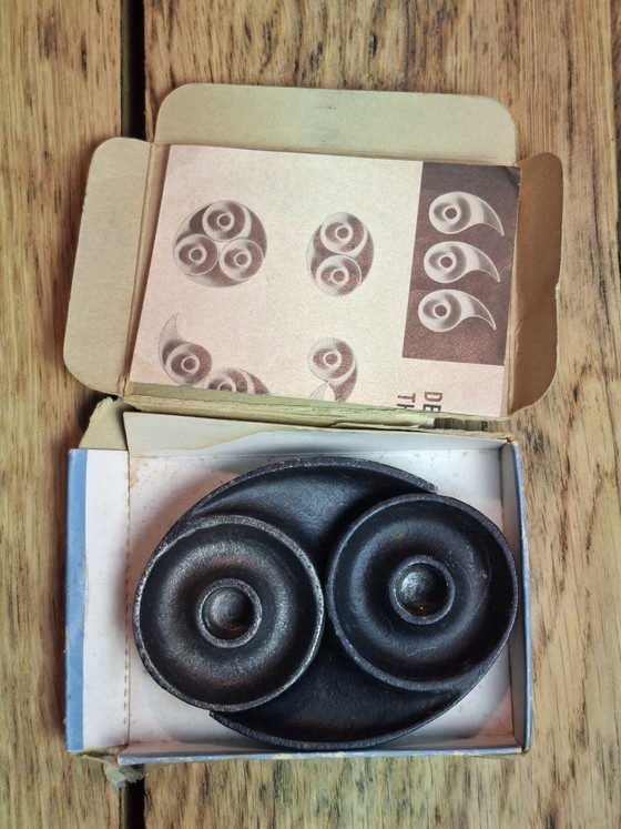 Image 1 of Zeldzame Mid Century modulaire Deense kandelaars
