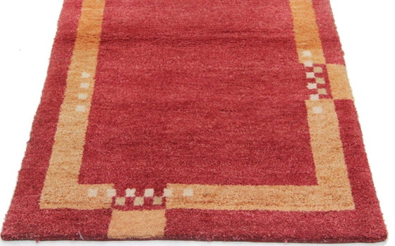 Image 1 of Original Modern Indo Gabbeh Wool Rug 155 x 85 cm