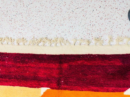 Marokkanischer Teppich aus Naturleinen, 300 x 200 cm