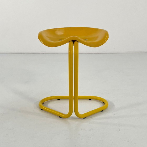 Gelber Tractor Hocker von Rodney Kinsman für Bieffeplast, 1970er – Metall, Kunststoff (photo 3 of 11)