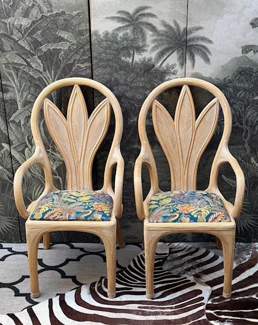 Image 1 of 6 Esszimmerstühle aus Bambus von Vivai del Sud