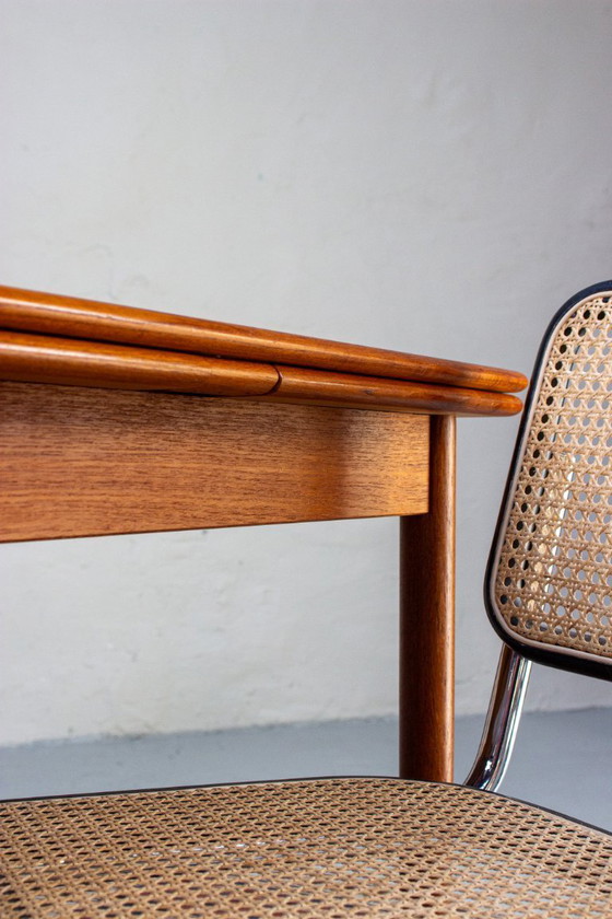 Image 1 of Vintage teak dining table AM ​​Mobler Danish square mid-century