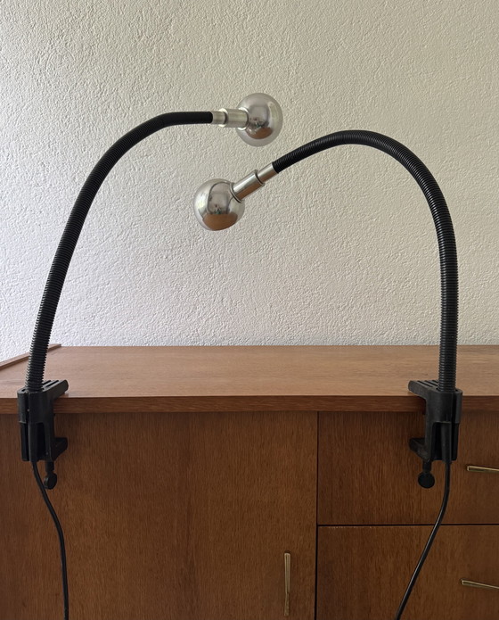 Image 1 of Coppia di lampade articolate di Valenti, Italia, anni '70