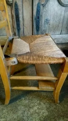 Chaise prie dieu paillÃ©e ancienne en hÃªtre – Fauteuils (photo 27 of 34)