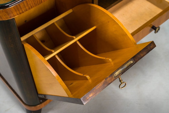 Image 1 of Mobile bar Art Déco con intarsi, anni '30