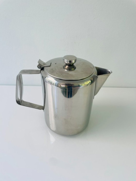 Image 1 of Caffettiera vintage in acciaio inox da 1,5 litri
