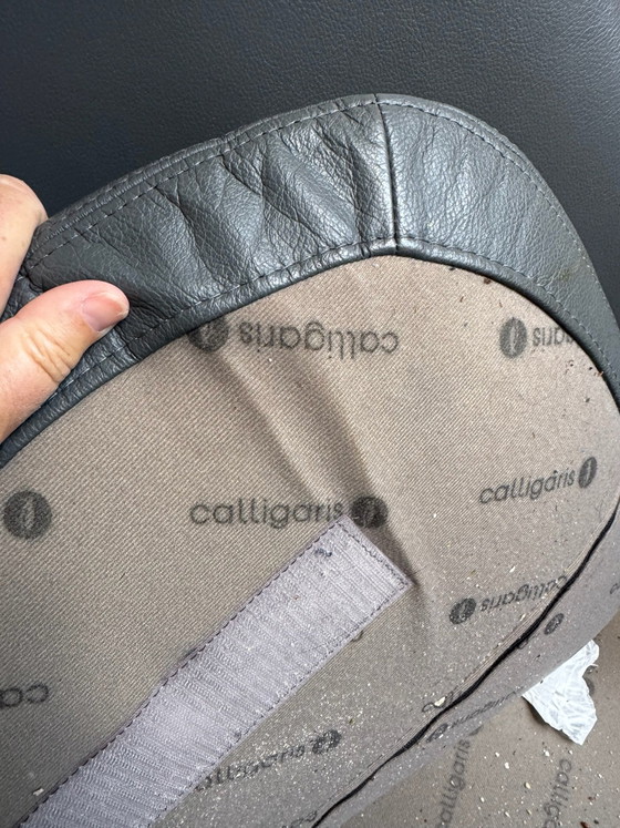 Caligaris – Calligaris, Sedie girevoli, Pelle, Cromo (photo 4 of 5)