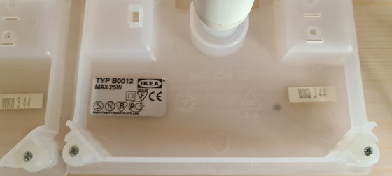 Image 1 of 2x IKEA Ice Cube Iviken table lamps