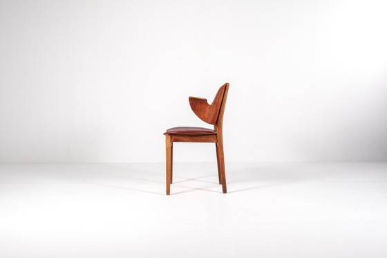 Image 1 of Model 107 Eiken & Teakhouten Fauteuil van Hans Olsen