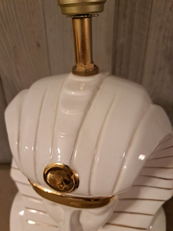 Image 1 of Lampe de table pharaon vintage années 70