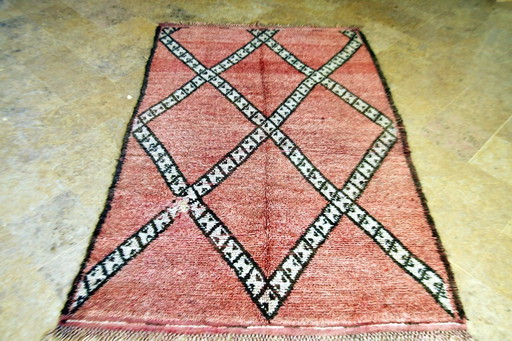 Marokkaans Marmoucha Vintage Vloerkleed - 220 x 145 cm