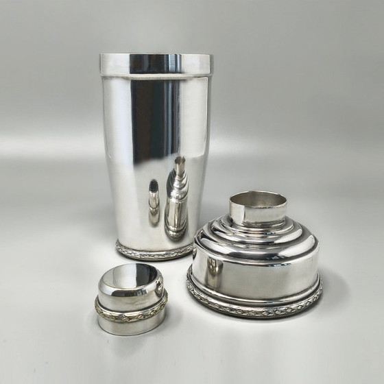 Image 1 of 1930s Art Deco Cocktail Shaker by MB. Made in Italy
