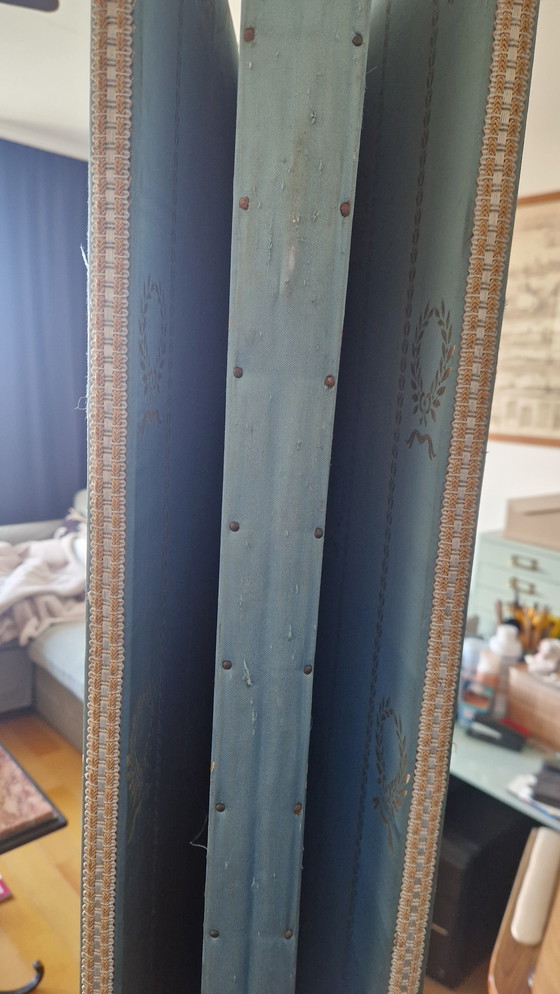 Image 1 of Antiek kamerscherm satijn