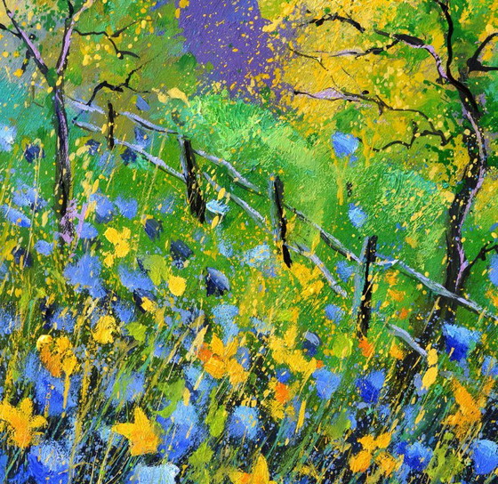 Twee bomen in de zomer – Pol Ledent, Kunst, Canvas (photo 3 of 5)