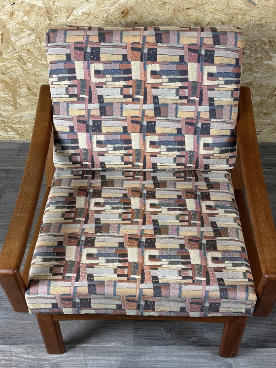 Image 1 of 60s 70s teak armchair Easy Chair by Glostrup Møbelfabrik Denmark Design