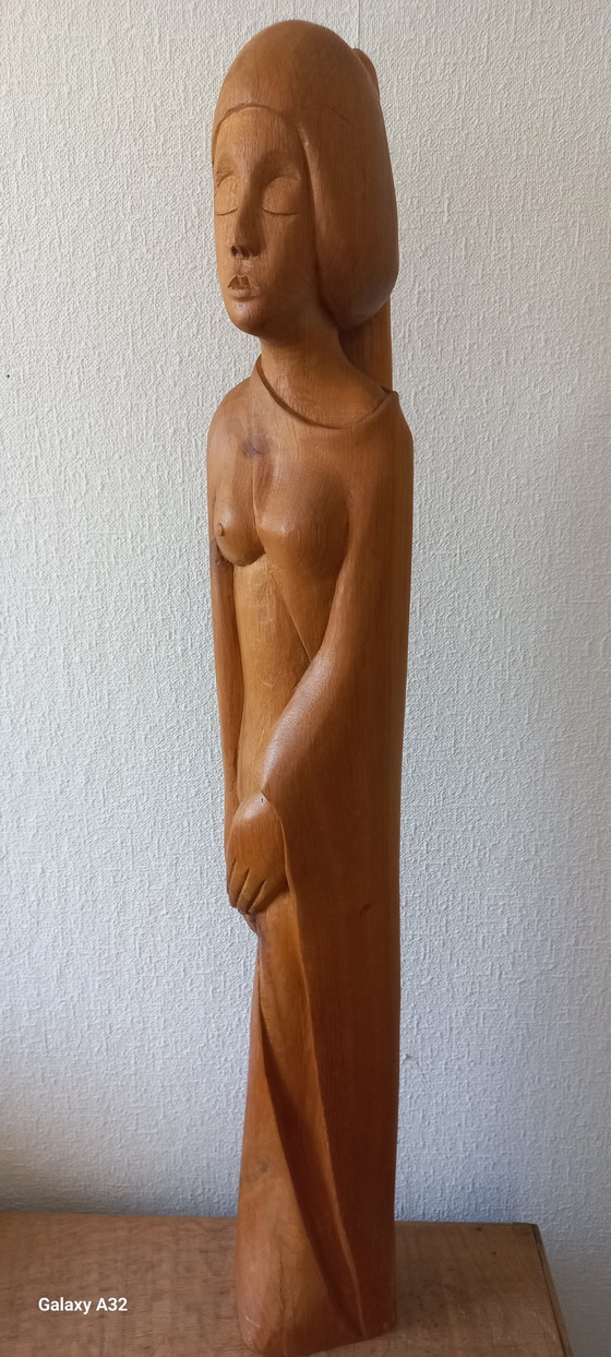 Sculture - Erato - Maurice Pelgrims-Jelle – Wood (photo 10 of 13)