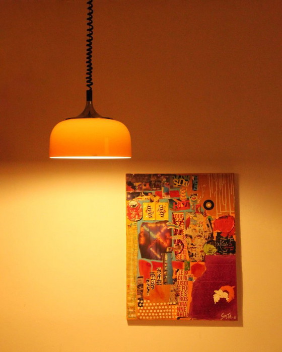 Image 1 of Guzzini/Meblo-Pendelleuchte, 1970er Jahre