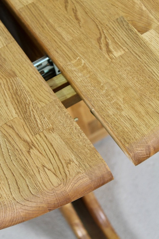 Image 1 of Vintage Danish wooden extendable dining table