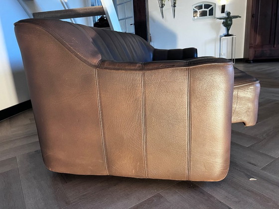 Image 1 of Canapé de salon 3 places De Sede DS 44, extensible, cuir de buffle