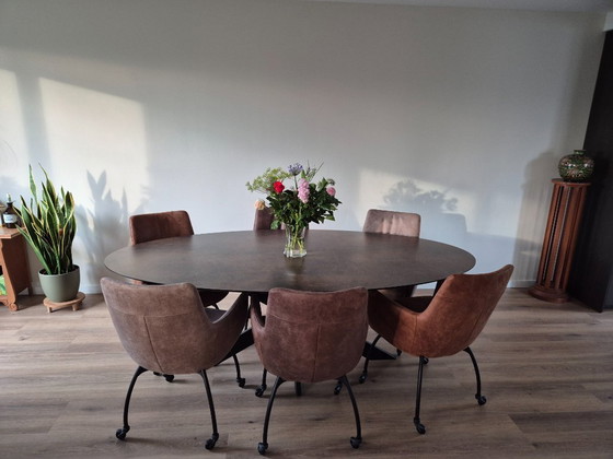 Image 1 of table à manger ovale