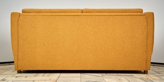 Image 1 of Vintage tweezitsbank, jaren 70, Tsjechoslowakije