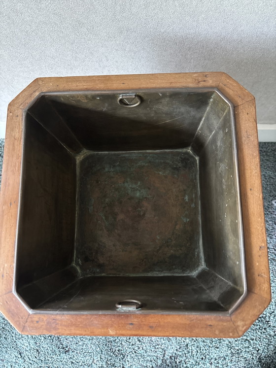 Antique Tea Stove with Kettle – Decorative Objects, Metal, Wood (photo 6 of 6)