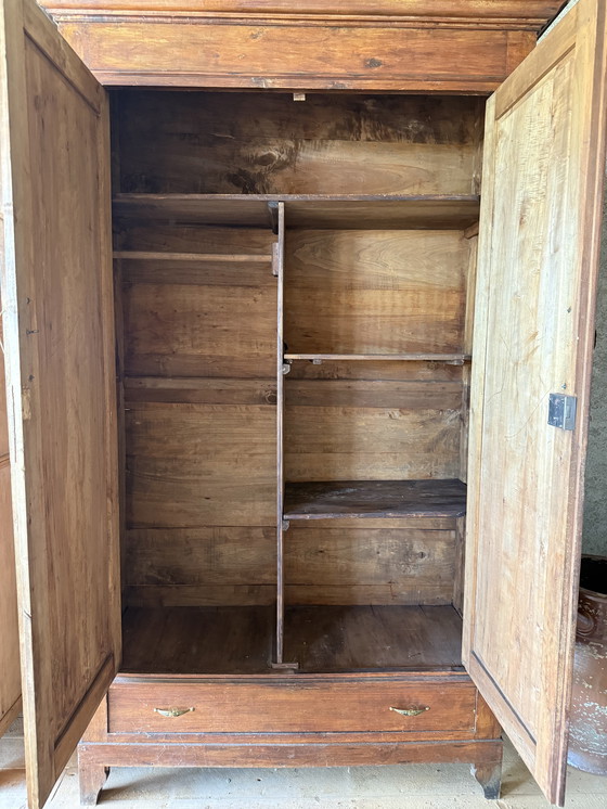 Image 1 of Armadio rustico italiano in legno primi 900