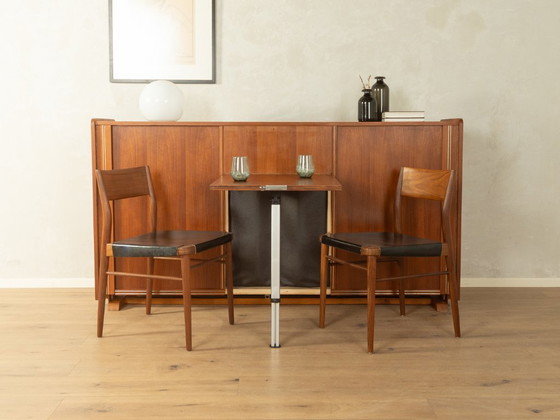 Image 1 of Opklapbed uit de jaren 60 in mid-century stijl
