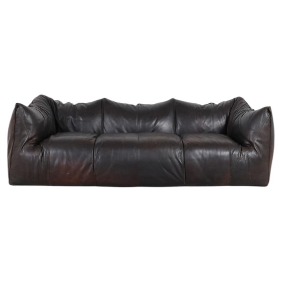 Strato sofa by Giovanni Offredi for Saporiti, 1970 – Aluminium, Leather, Italian Design (photo 3 of 28)