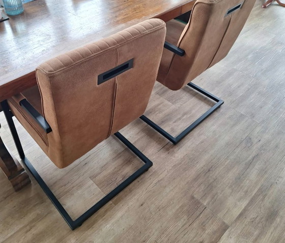 Image 1 of Set van 4 industriële eetkamerstoelen 
