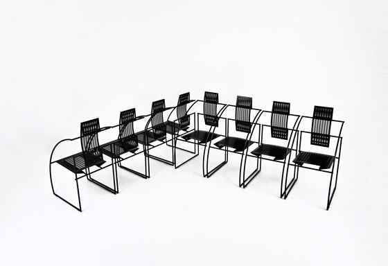 Image 1 of "Quinta" Dining Chairs by Mario Botta for Alias, 1980s, set of 8