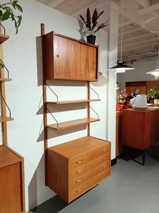 Image 1 of Vintage wandsysteem| PS System Denmark | Teak