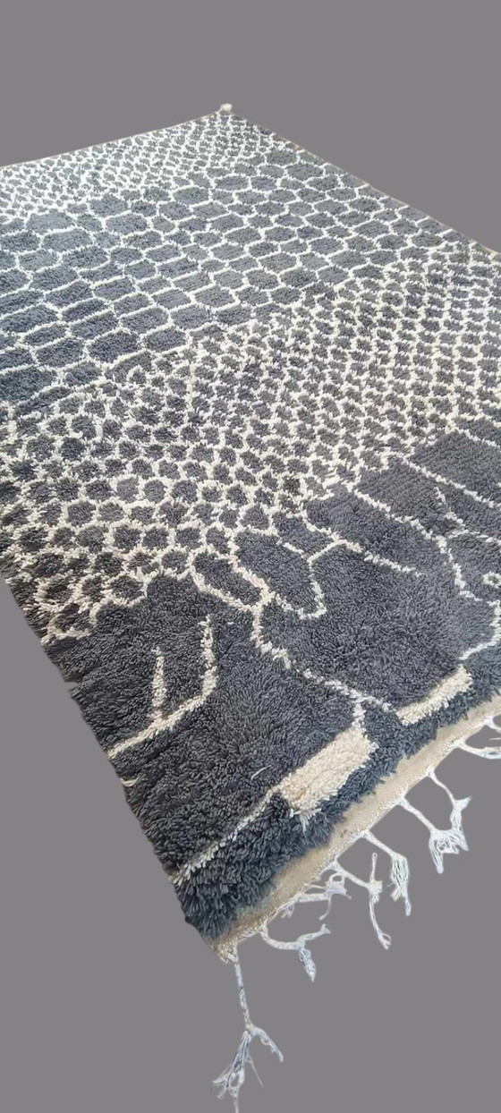 Image 1 of Tapis berbère en laine vierge Tapis marocain - 307 x 213 cm 300 x 200 m Type B13.2
