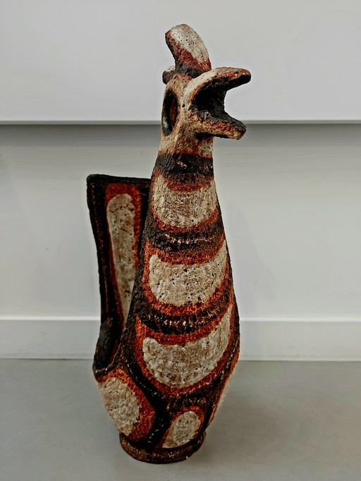 Ceramic Rooster by Jan van Stolk