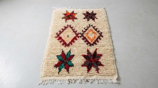 Mini Berber tapijtje van wol, 100 x 50 cm – vloerkleden en tapijten, Wool