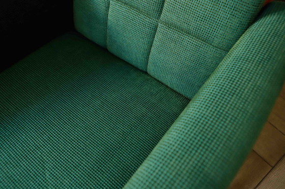 Image 1 of Coppia di sedie girevoli retrò su rotelle