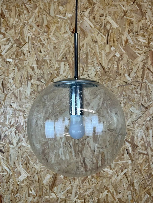 XL 60er 70er Jahre Lampe Deckenlampe Limburg "Globe" Kugellampe Ball Design 60s