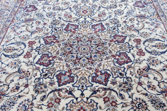 Original Hand-knotted Persian Nain 9 LA Fine Rug with Silk 385 x 260 cm – Rugs & carpets, Wool (photo 8 of 18)