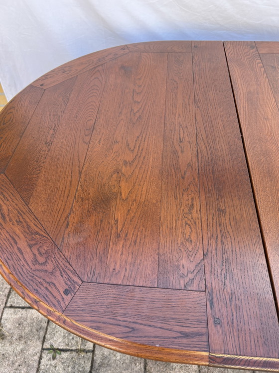 Image 1 of Bannink Art Nouveau extendable dining table