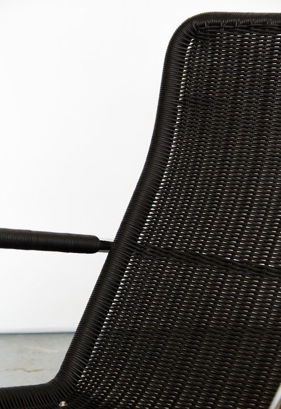 Image 1 of Sedia a sbalzo Anton Lorenz D35 e pouf C35 per Tecta