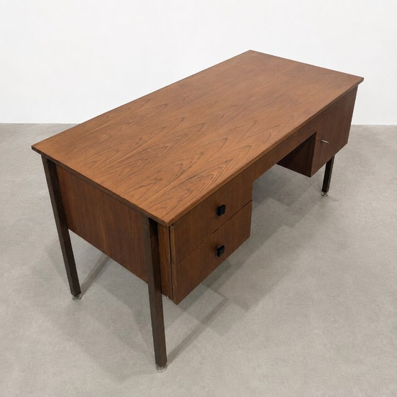 Image 1 of Scrivania Combineurop vintage in teak e wengé, Belgio