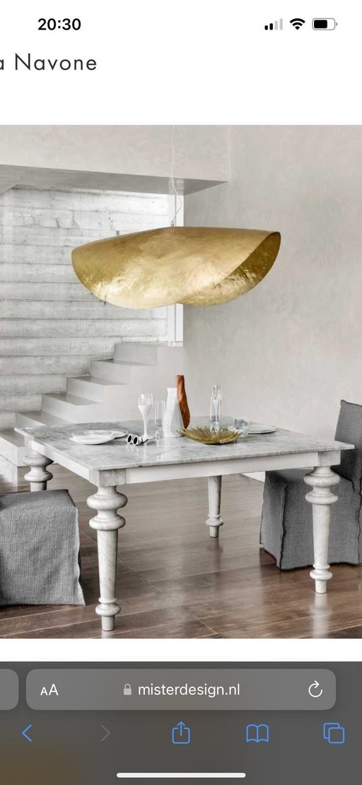 Pantalla de latón Gervasoni