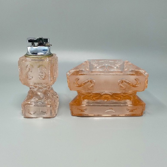 Image 1 of 1970s Stunning Smoking Set By Antonio Imperatore in Murano Glass. Made in Italy