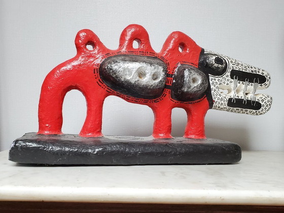 Image 1 of Kaj-Ficaja papier-maché-sculptuur (1959) (Ref 4085)